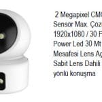 INOX-12IPC 2 KAMERALI İÇ ORTAM PTZ