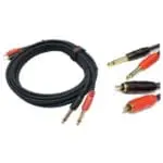 DC-240L1.5 3.5mm Stereo Erkek/3.5mm Stereo Erkek uzatma kablosu 1,5M