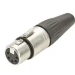 CP-3FD-XLR DİŞİ PLASTİK KAP-SİYAH