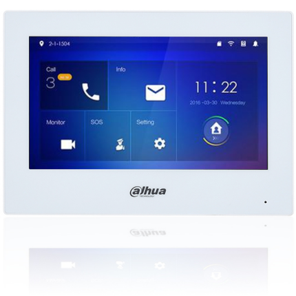 VTH2621GW-P 7" TFT Kapasitif Dokunmatik Ekran, 1024 × 600. Beyaz