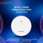 HIKVISION ACCESS POINT INDOOR WIFI 5 1200M 1XGBIT POE DS-3WAP522-SI
