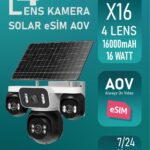 INOX-X16 4 KAMERALI 4G ESİMLİ SOLAR KAMERA